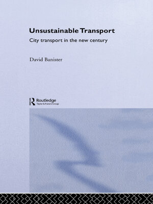 cover image of Unsustainable Transport